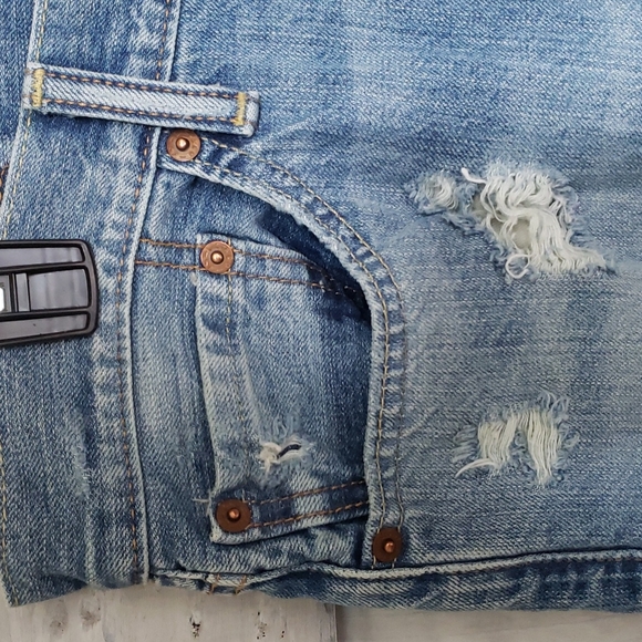 Levi's 511 Distressed Jeans W32 L34 - Picture 6 of 15